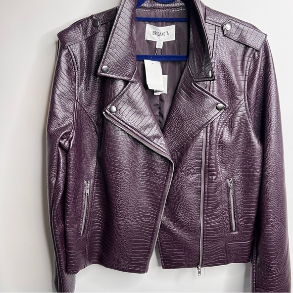 NWT BB Dakota by Steve Madden Bomber Jacket Purple XL - Picture 2 of 15